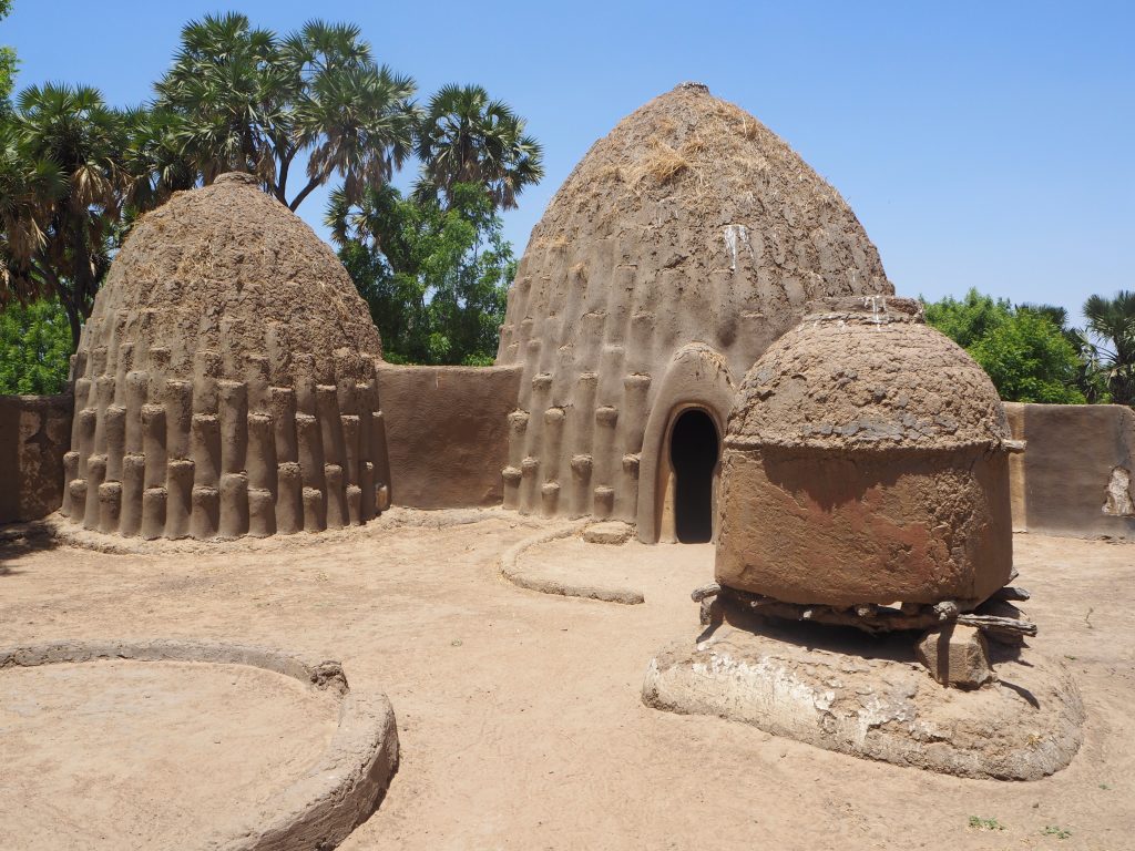 Traditional mud houses in northern Cameroon