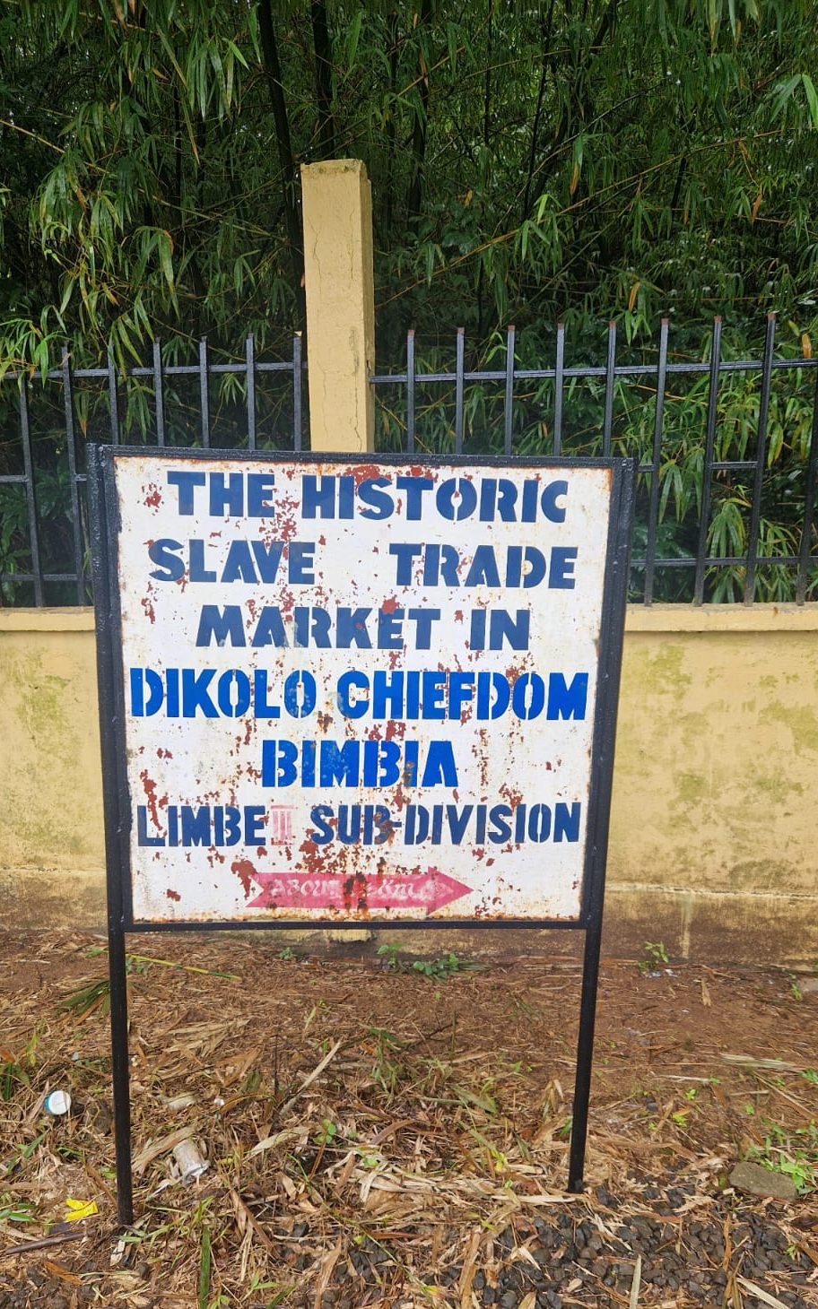 On the Shores of the Atlantic Ocean: Bimbia, the Place of Shame and Silence 2025Ébimbia entrance
